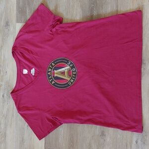 NWOT MLS Atlanta United FC Women's Graphic T-Shirt Red Size XL